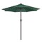 Villacera 9-Foot LED Outdoor Patio Umbrella with Solar Lights with Base, Forest Green 83-OUT5424 - alternate 4
